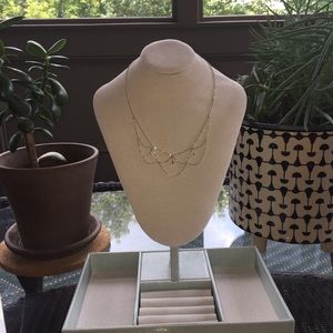 Sterling silver “lace” necklace